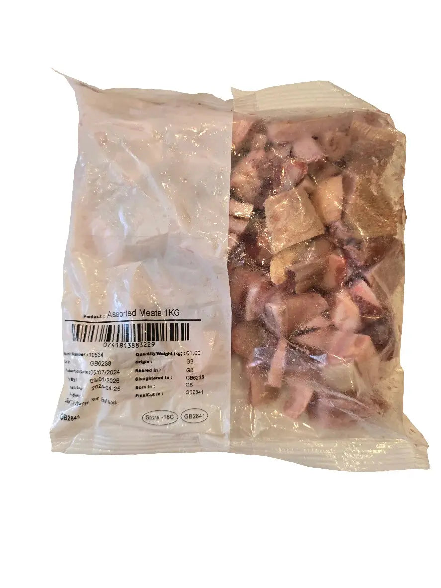 Frozen Assorted Meat - Pepper soup cut 1kg